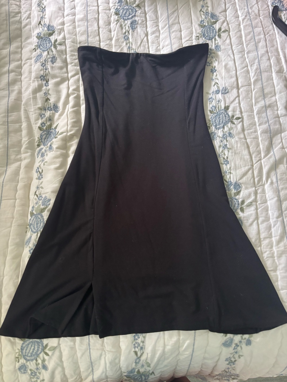 Oh Polly Strapless Black Mini Dress Size 4